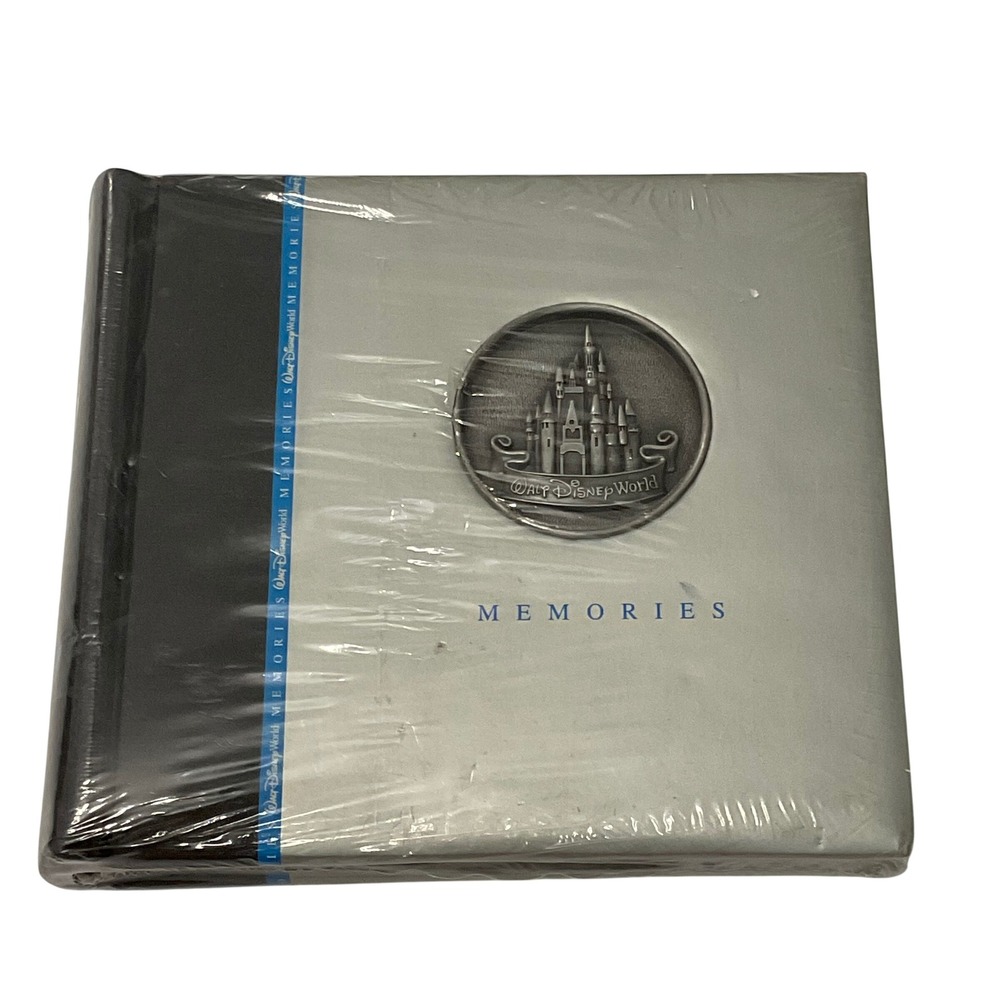 NEW Walt Disney World Mickey Memories Photo Album SEALED Castle Medallion Pen